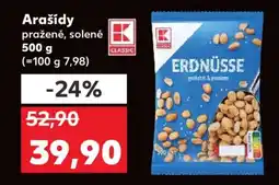 Kaufland Arašídy pražené solené nabídka