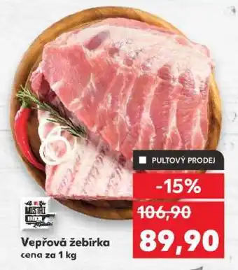 Kaufland Vepřová žebírka nabídka