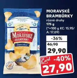 Kaufland Moravské brambůrky nabídka