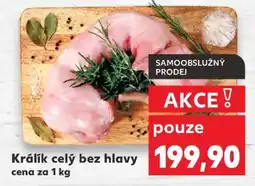 Kaufland Králík celý bez hlavy nabídka