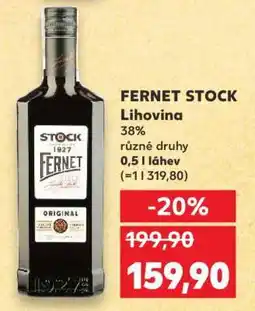 Kaufland Fernet Stock nabídka