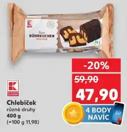 Kaufland Chlebíček různé druhy nabídka