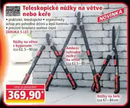 Norma Teleskopické nůžky na větve nebo keře nabídka