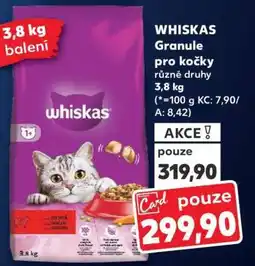 Kaufland Whiskas Granule pro kočky nabídka
