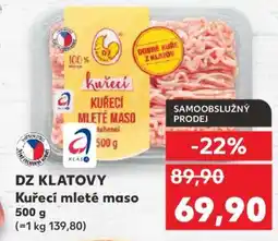 Kaufland DZ KLATOVY Kuřecí mleté maso nabídka