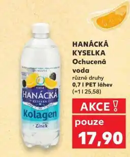 Kaufland HANÁCKÁ KYSELKA Ochucená voda nabídka