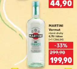 Kaufland Martini Vermut nabídka