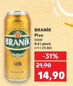 Kaufland BRANÍK Pivo nabídka