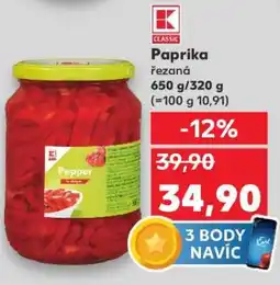 Kaufland Paprika řezaná nabídka