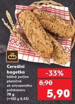 Kaufland Cereální bagetka nabídka