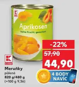 Kaufland Meruňky půlené nabídka