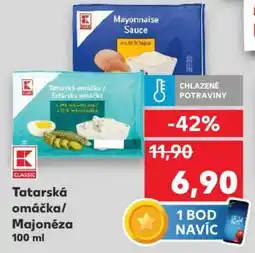 Kaufland Tatarská omáčka, Majonéza nabídka