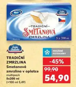 Kaufland TRADIČNÍ ZMRZLINA nabídka