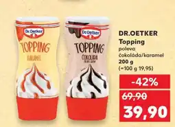 Kaufland Dr. Oetker Topping nabídka