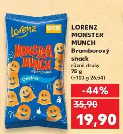 Kaufland Lorenz Monster Munch nabídka