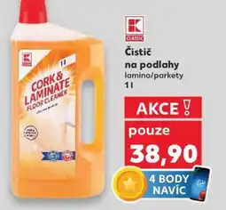 Kaufland Čistič na podlahy lamino/parkety 1l nabídka