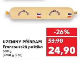 Kaufland UZENINY PŘÍBRAM Francouzská paštika nabídka