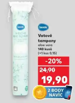 Kaufland Vatové tampony aloe vera nabídka
