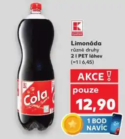 Kaufland Limonáda různé druhy nabídka
