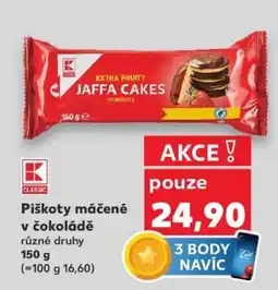 Kaufland Piškoty máčené v čokoládě nabídka