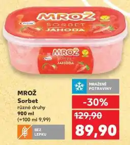 Kaufland Mrož Sorbet nabídka