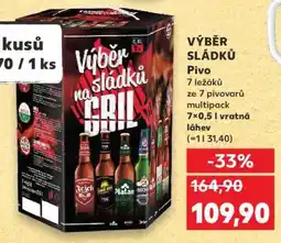 Kaufland VÝBĚR SLÁDKŮ Pivo nabídka