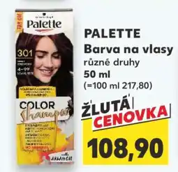 Kaufland Palette Barva na vlasy nabídka
