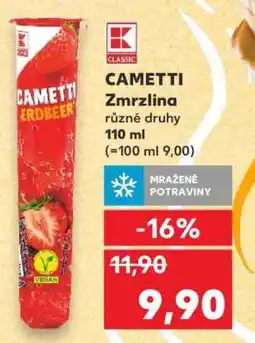 Kaufland Cametti Zmrzlina nabídka
