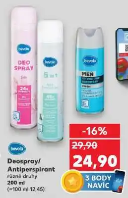 Kaufland Deospray/Antiperspirant nabídka