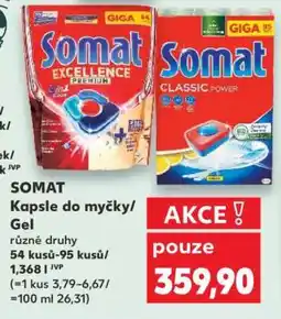 Kaufland SOMAT Kapsle do myčky/Gel nabídka