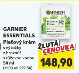 Kaufland GARNIER ESSENTIALS Pleťový krém nabídka