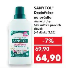 Kaufland Sanytol Dezinfekce na prádlo nabídka