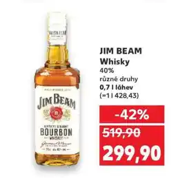 Kaufland JIM BEAM Whisky nabídka
