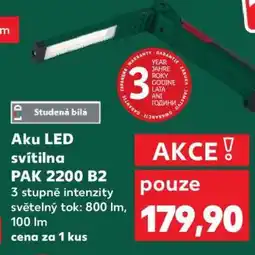 Kaufland Aku LED svítilna PAK 2200 B2 nabídka