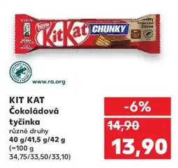 Kaufland Kit Kat čokoládová tyčinka nabídka