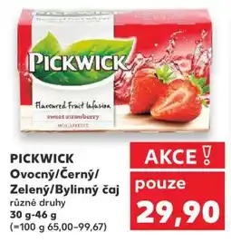 Kaufland PICKWICK Ovocný/Černý/Zelený/Bylinný čaj nabídka