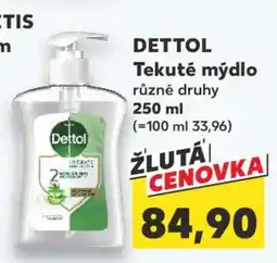 Kaufland Dettol tekuté mýdlo nabídka