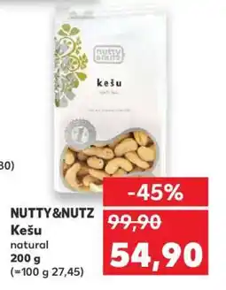 Kaufland NUTTY&NUTZ Kešu natural nabídka