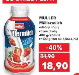 Kaufland MÜLLER Müllermilch nabídka