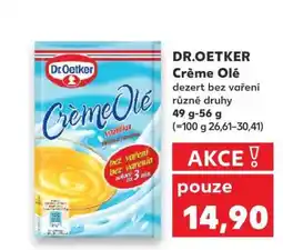 Kaufland Dr.Oetker Créme Olé nabídka
