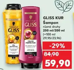 Kaufland Gliss Kur ŠAMPON nabídka