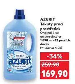 Kaufland AZURIT Tekutý prací prostředek nabídka