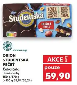 Kaufland Orion Studentská pečeť nabídka