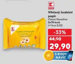 Kaufland Vlhčený toaletní papír nabídka