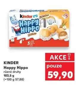 Kaufland Kinder Happy Hippo nabídka