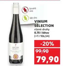 Kaufland Vinium Sélection nabídka