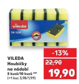 Kaufland Vileda HOUBIČKY NA NÁDOBÍ nabídka