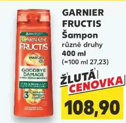 Kaufland Garnier Fructis šampon nabídka