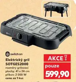 Kaufland Elektrický gril SOTGES2000 nabídka