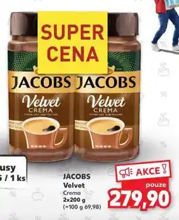 Kaufland JACOBS VELVET CREMA nabídka